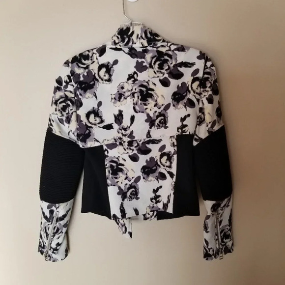 WILFRED  montesson moto biker jacket floral 4 - Picture 2 of 12